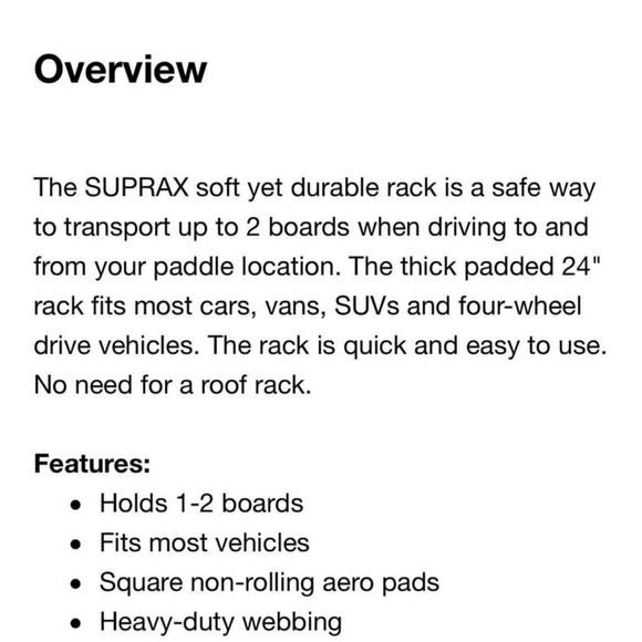 SurfStow SoftRax Removable Paddleboard Roof Racks. - Picture 5 of 8